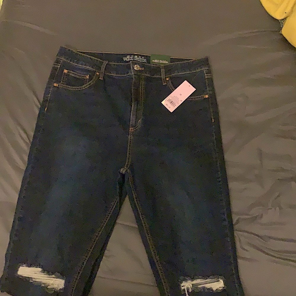 Wild fable dark wash skinny jeans